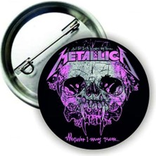 Odea Ms Major Selection Metallica Buton Rozet, TYBBU111PK9LDHPZ14