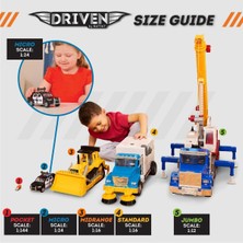Odea Drıven By Battat - Micro Steam Roller - Rugged Toy Steam Roller With Lights And Sounds, For Kids Age 4+
