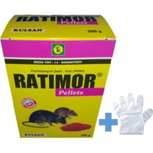Odea Kulsan Ratimor Pellets Hazır Fare Yemi 100 gr ve Uygulama Eldiveni