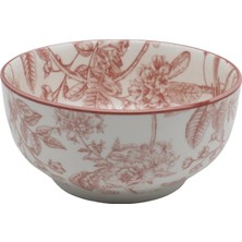 Touch Me Porselen Red Birds Kase 14 cm - 4 Adet