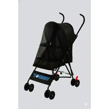 Odea Tommy Evcil Hayvan Arabası Siyah 60 * 43 * 94CM Max 15 kg