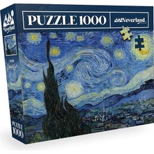 Odea 1000 Parça Puzzle - Starry Nıght (Yıldızlı Gece)
