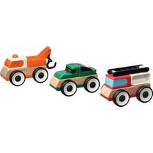 Odea Araç Seti, Çok Renkli, Itfaiye Aracı,spor Araba,çekici