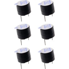 Atölye Elektronik 5V Aktif Buzzer 6'lı Paket Arduino Uyumlu Sesli Uyarı Elemanı