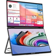 Odea Tr Z15W 15.6 1920 * 1080@60Hz Full Hd Ads-Ips Panel Type-C 100% Srgb 300CD/M² Çift Ekran Taşınabilir Monitör (ZL-Z15W)