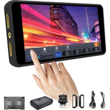 Odea Tr Pt5 Iı Dokunmatik Kamera Alan Monitör 5 4K30P Giriş/çıkış Geniş Renk Gamı Yeni Peaking 3D Lut Video Assist Luma Rgb Dalga Formu Dslr Için