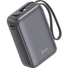 Odea Tr 30000MAH 65W LED Ekranlı Usb-A + Type-C Dahili Kablolu Powerbank Taşınabilir Pd Hızlı Şarj Cihazı