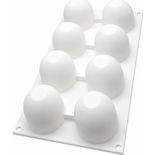 Silikomart Yarım Küre Silikon Pasta ve Tatlı Kalıbı Dome 125 Ø62MM H 52MM