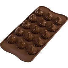 Silikomart Choco Flame Silikon Çikolata Kalıbı 15LI Choco Flame