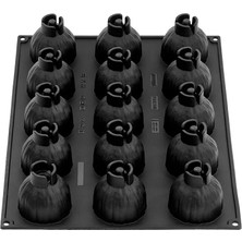 Pavoni 3D Incir Silikon Pasta ve Kek Kalıbı 15LI PX43146