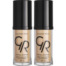 Odea Tr Total Cover 2si1 Arada Kapatıcı ve Fondöten No: 05 Cool Sand - 30 ml (2 Paketi)