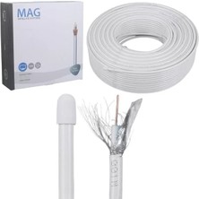 Hubrendy Sh Mag Rg6-U4 Bakır Sat1 Anten Kablosu 100 mt