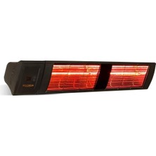 Odea Tr GSS40P Supra Plus 2000 Halojen Infrared Isıtıcı, Siyah