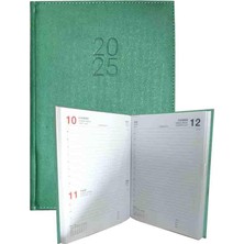Odea Tr 2025 Ajanda Ciltli Thermo Kapak 1 Adet 17X24 cm Ajanda 2025 Çizgili Ajanda Günlük Planlayıcı Termo Kapak 997 Ofis Okul Büro Yeşil