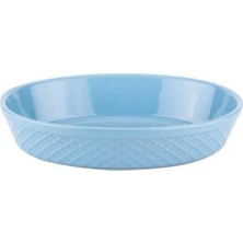 Odea Tr Tantitoni Dıamond Seramik Oval Mavi Fırın Kabı 28X18.5X6CM