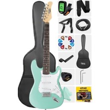 Odea Tr RPH-30GR Maple Klavye Strat Kasa Sss Elektro Gitar Seti
