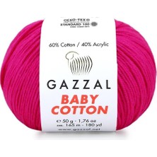 Odea Tr Gazzal Baby Cotton Amigurumi 50GR - Örgü Ipi 3461 Fuşya