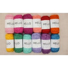 Odea Tr Dk Punch ve Amigurumi Tropikal Iplik Seti 12'li - Set 6