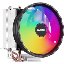 Odea Tr Freezer X122 1X12CM Frgb 48CFM LED Fanlı, 100W Tdp, 2x Isı Borusu, Direct Contact Işlemci Soğutucu (DKCCX122)