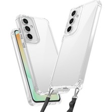 Noktaks Galaxy A26 Uyumlu Kılıf Takılabilir Askı Aparatlı Snap Silikon Kapak- Şeffaf - T35311