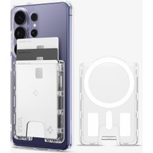Odea Tr Magsafe & Magnet Destekli Cüzdan Ultra Hybrid Mag Fit (3 Kartlık) Şeffaf - AFA09206 (Spigen Tr Garantili)