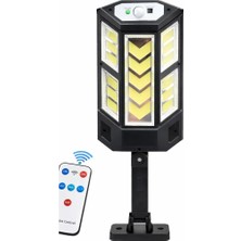 Odea Tr 249 LED Güneş Enerjili Solar Lamba Kumandalı Hareket Sensörlü 3 Modlu IP65 Su Geçirmez Dış Mekan Aydınlatma