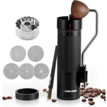 Odea Tr Harici Ayarlanabilir Espresso Fasulye El Değirmeni ile Manuel Kahve Değirmeni Cezaları Çıkarmak Için 5 Ekran Manyetik Toz Kutusu Temizleme Fırçası Içerir, R3 El Espresso Öğütücü G5847B