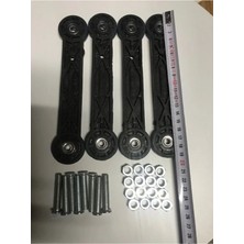 Müthiş 19 cm Beşik Sallama Aparatı - 4 Adet, 1 Takım Gönderimli Delık Arası 15,5 cm