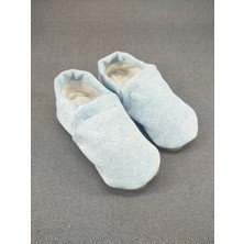 Loove Bebe Bebek Patik Ev Kreş Ayakkabısı Panduf Lastikli Ergonomik Tasarım — Açık Mavi