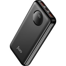 Odea Tr 10000MAH 22.5W Dijital LED Ekranlı Taşınabilir Hızlı Şarj Cihazı Powerbank Siyah