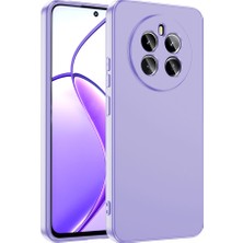 Noktaks Realme 12 4g Uyumlu Kılıf Esnek Koruyucu Mara Lansman Kapak - Lila - T35586