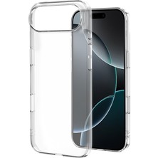 Noktaks iPhone 17 Air Uyumlu Kılıf Şeffaf Sert Droga Kapak - Şeffaf - T38524
