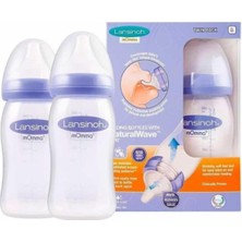 Odea Tr Momma Biberon Seti, Naturalwave, 240 Ml, Plastik, Mor, Twin Pack