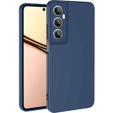 Noktaks Realme C65 4g Uyumlu Kılıf Esnek Koruyucu Mara Lansman Kapak - Lacivert - T33559