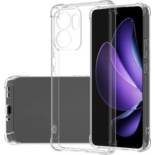 Noktaks Oppo Reno 14F 5g Uyumlu Kılıf Şeffaf Koruyucu 2mm Köşe Korumalı Silikon - Şeffaf - T39216