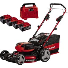 Odea Tr Profesyonel Akülü Çim Biçme Makinesi Gp-Clm 47 S Hw Li Kit Power X-Change (36 V, 47 cm Kesme Genişliği, 1000 M², Otomatik Tahrik, Fırçasız, Malçlama Fonksiyonu, 4 x 5,2 Ah Akü ve