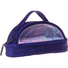 Odea Tr Navy Blue Lightning Parlak Kumaş Detaylı (Lacivert - Pembe) Kız Çocuk Kalem Çantası/kalemlik - K1866