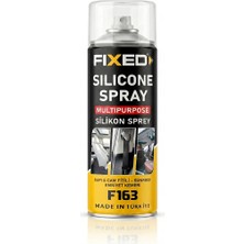 Sgs Fixed F163 Silikon Sprey 400 ml - Trim Aksesuar Amortisör Gıcırtı Önleyici Su Itici ve Yağlayıcı Bak