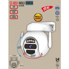 Cata CT-4051 V2 Gece Görüşlü Akıllı Dış Mekan Kamera (Yeni Model)