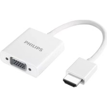 Hubrendy Sh Philips SWR1620A/93 Hdmı To VGA Laptop - Pc Monitör Görüntü Converter Çevirici (Projeksiyon Uyumlu)