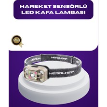 Efnaz Style Wave Sensörlü LED Kafa Lambası Şarjlı Ayarlanabilir Işık