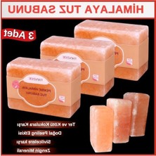 Odea Doğal Pembe Himalaya Tuz Sabunu 300-350 gr x 3 Adet, Zengin Mineral Içeriği ile Peeling