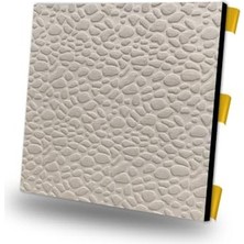 Odea Tink Kendinden Yapışkanlı Akustik Ses ve Isı Yalıtım Paneli Keçe Dekota Leopar Desenli Ekru 49X49 cm (6 Adet (1,44 M²))