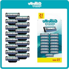 Odea Gillette Mach3 Start Yedek Tıraş Bıçağı 15 Adet