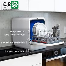 Odea Mini Bulaşık Makinesi, 3l Su Kapasiteli Taşınabilir Tasarım