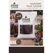 Odea Siyah Bazalt Akvaryum Kumu, 5 Kg'lık Paket