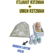Odea Hamster Tuvaleti ve Meyveli Kemirme Tasları, Kumu