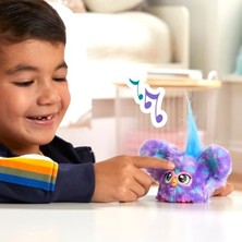 Odea Furby Furblets Groo-Vee Mini Friend, 45+ Sounds & Music, Speaks Only Furbish, Electronic Plush Toys For 6 Year Olds & Up, Purple