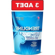 Odea Tozsuz Silika Kristal Kedi Kumu, 3,6 L, 3 Paket