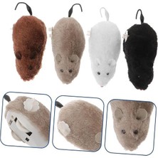 Odea Kurmalı Kedi Oyuncağı, Hareketli Fare Şeklinde Set, Eğlenceli